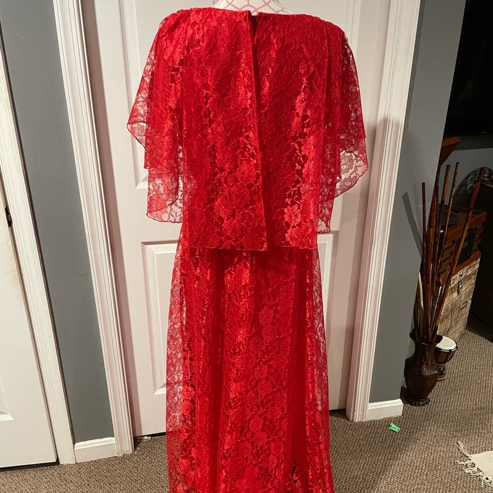 Lace Vintage Dress Mike Benet Formals - Picture 3 of 5